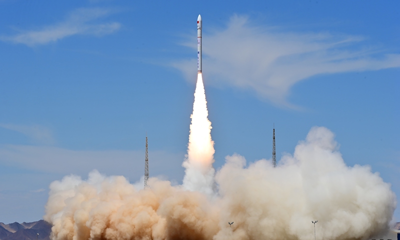 Chinese private rocket firm Galactic Energy launches its sixth Ceres 1 rocket on Saturday, deploying two satellites into preset orbit. Photo: Courtesy of Galactic Energy