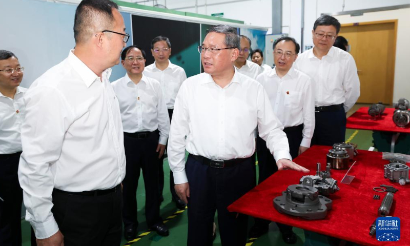 Chinese Premier Li Qiang makes an inspection tour to Shanghai on July 26 and 27. Photo: Xinhua