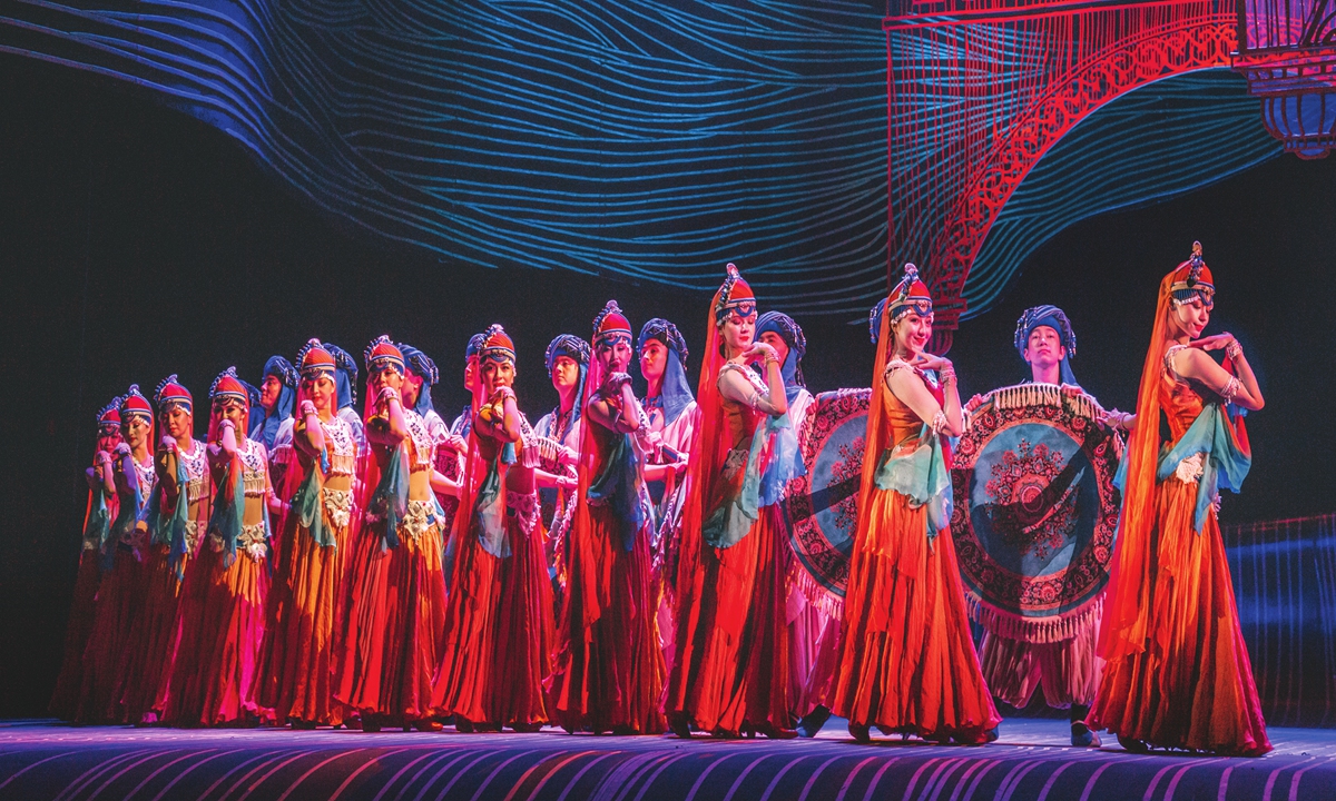 Dancers perform at the 6th China Xinjiang International Dance Festival. Photo: Courtesy of the festival