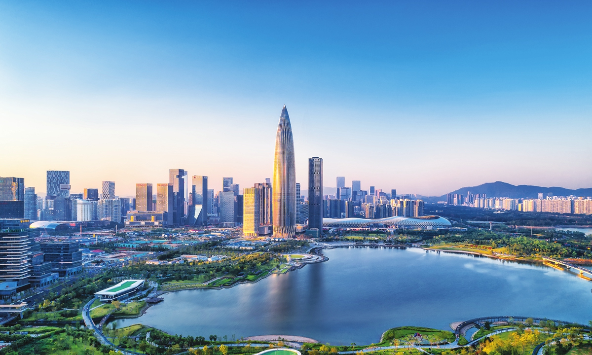 A view of Shenzhen, South China's Guangdong Province Photo: VCG