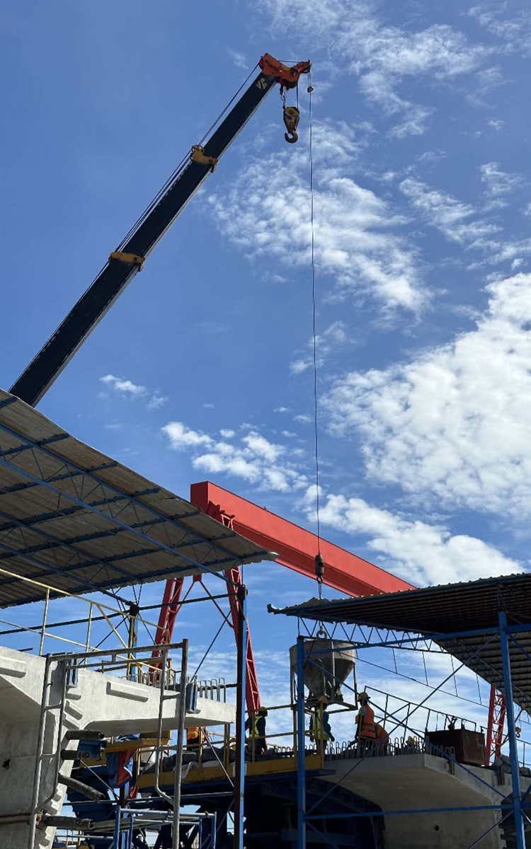 A view of construction site of China-Thailand High-speed Railway in Bangkok in July 2023. Photo: He Zhuoqian/GT