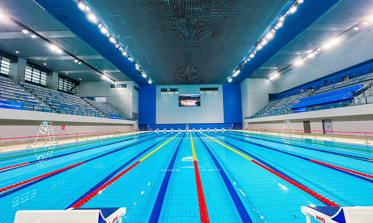 Dong'an Lake Sports Park Aquatics Center Photo: VCG