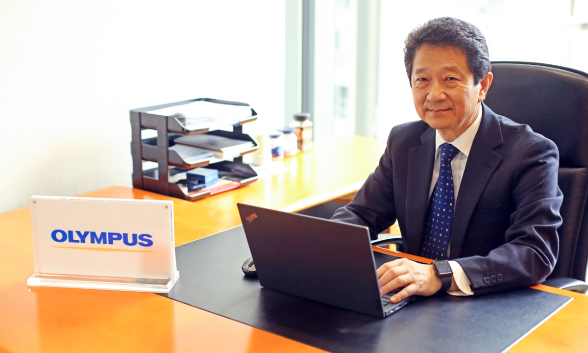 Hidenao Tsuchiya, Olympus Corporation executive director and CEO of Olympus China Photo: Courtesy of Olympus