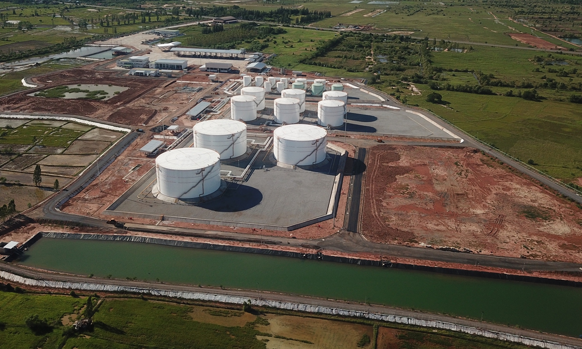 An overview of the refined oil project in northeast Thailand Photo: Sun Guangyong