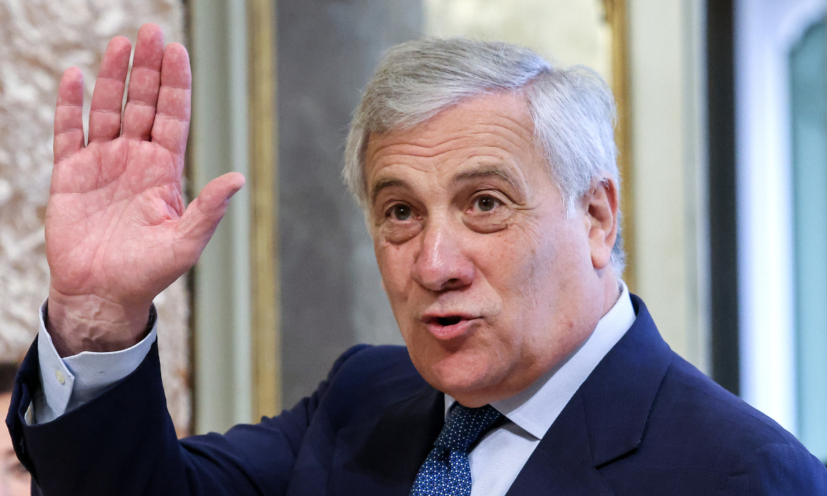 Italian Vice-President of Council of Ministers, Foreign Minister Antonio Tajani. Photo:VCG