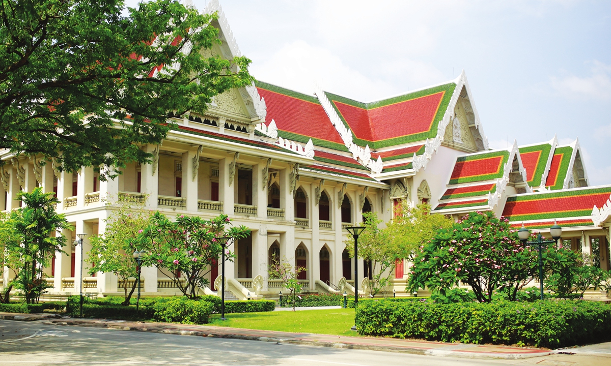 Chulalongkorn University in Thailand. The Confucius Institute at Chulalongkorn University was established in 2007 through an educational collaboration between Peking University and Chulalongkorn University. Photo: VCG 