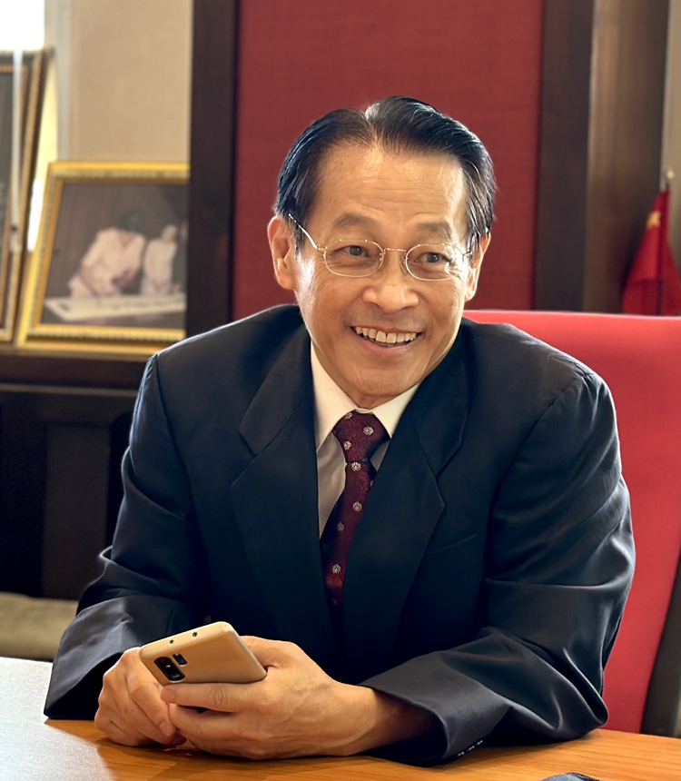 Suchart Thada-Thamrongvech, Thailand's former minister of education Photo: He Zhuoqian/GT