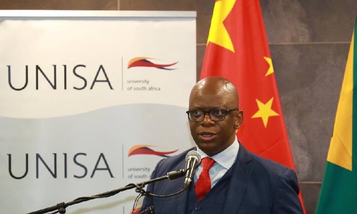 David Monyae, director of the Center for Africa-China Studies at the University of Johannesburg Photo: Courtesy of Monyae