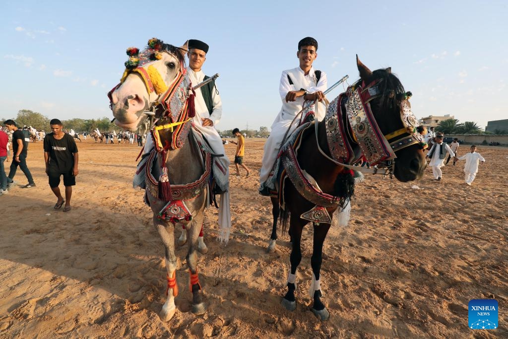 Horseriding festival held in Libya Global Times