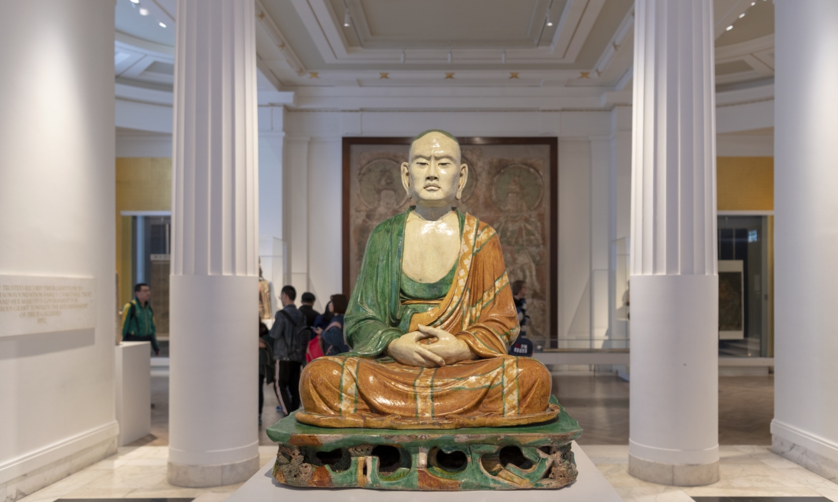 A Chinese Buddhist statue collected by the British Museum Photo: VCG
