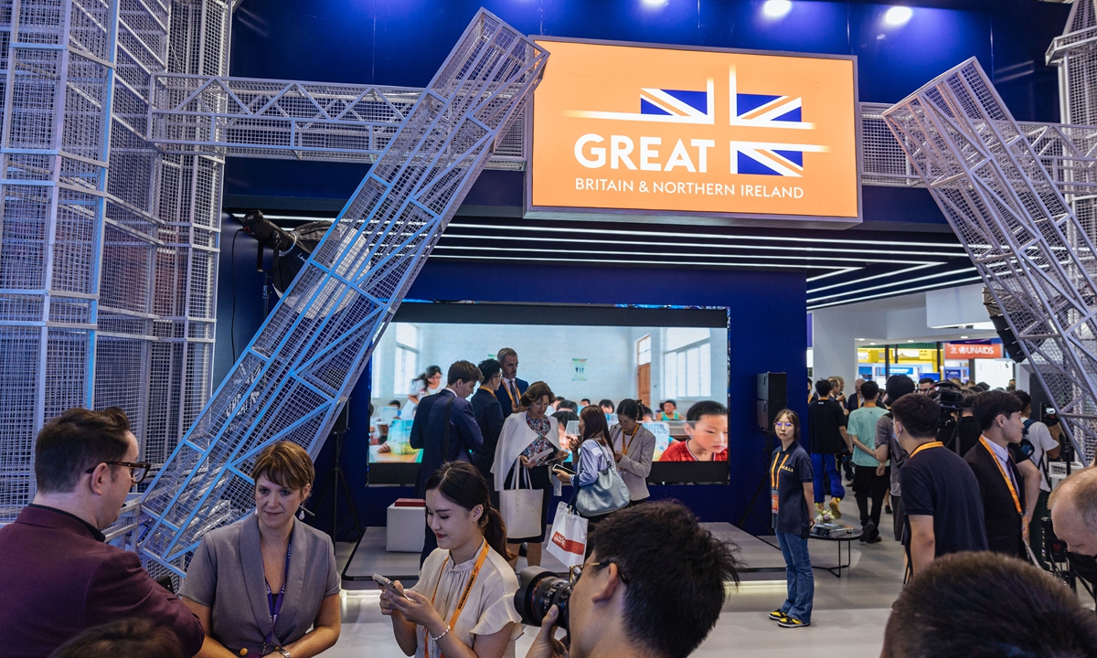 A snapshot of the 2023 China International Fair for Trade in Services in Beijing on September 2, 2023 Photo: Li Hao/GT
