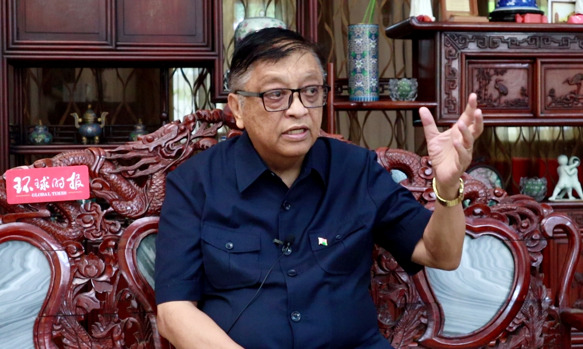 Ambassador of Madagascar to China Jean Louis Robinson Photo: Yin Hao/GT