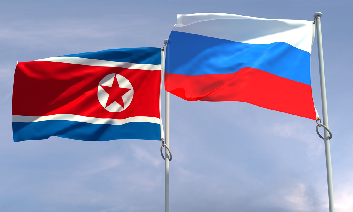 Russia and North Korea Photo: VCG