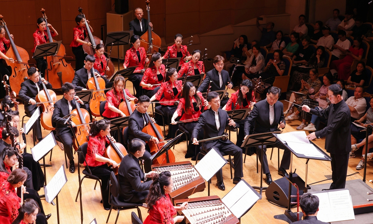 Musicians perform at the concert. Photo: Courtesy of Beijing Concert Hall