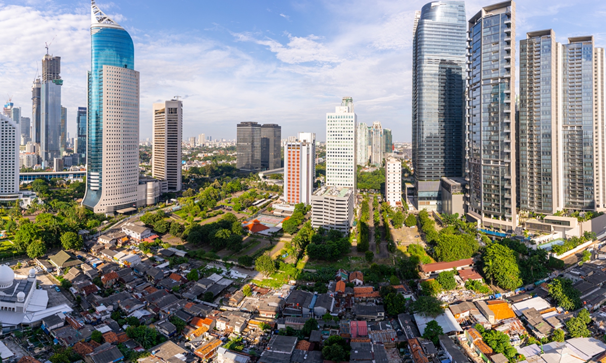 The view of Jakarta, capital of Indonesia Photo: VCG