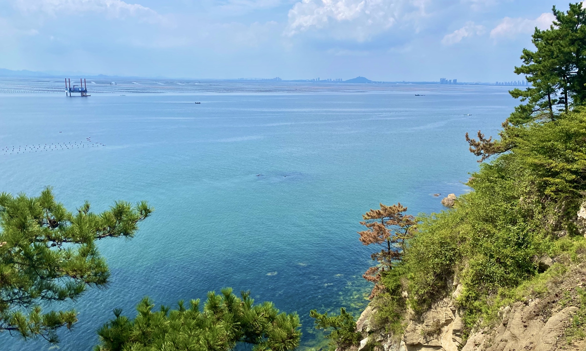 A marine ranching in Rongcheng, East China’s Shandong Province Photo: Shan Jie/GT