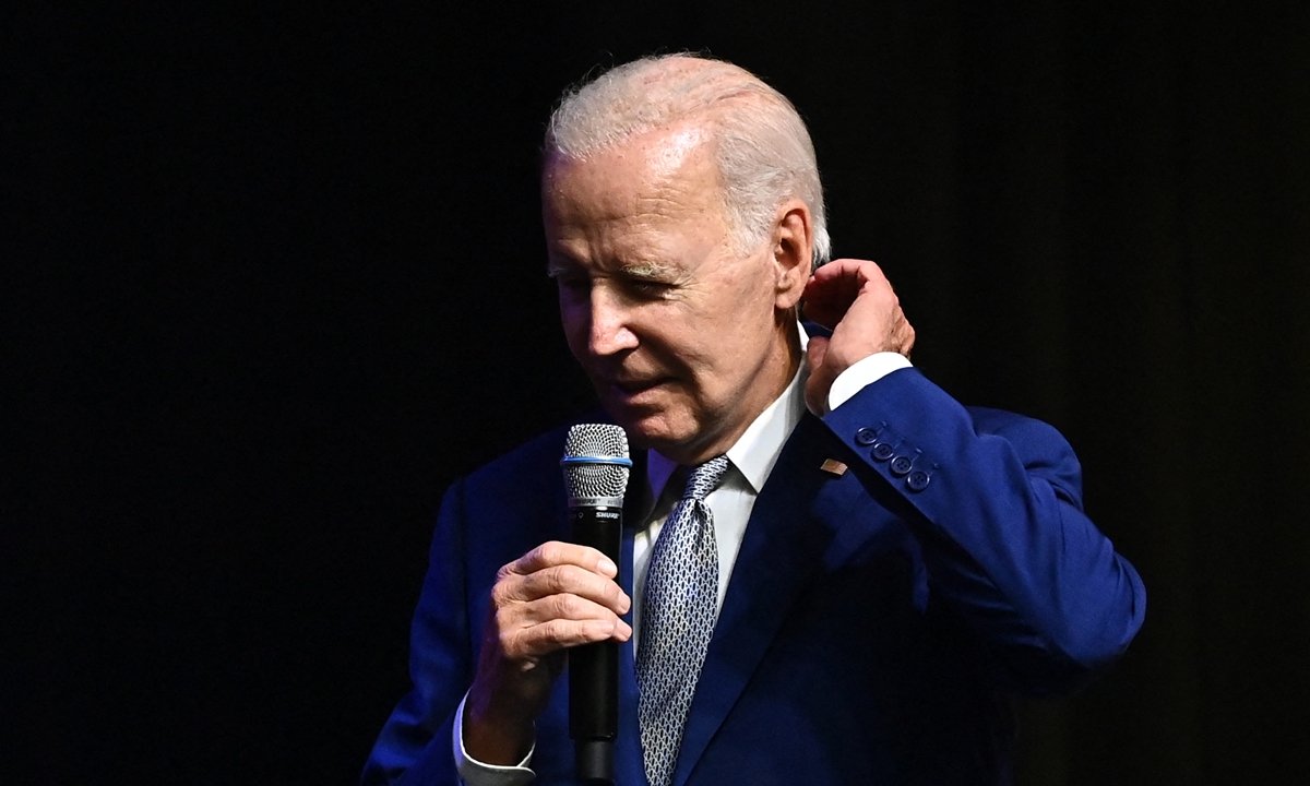 US President Joe Biden holds a press conference in Hanoi on September 10, 2023, on the first day of a visit in Vietnam.Photo: AFP