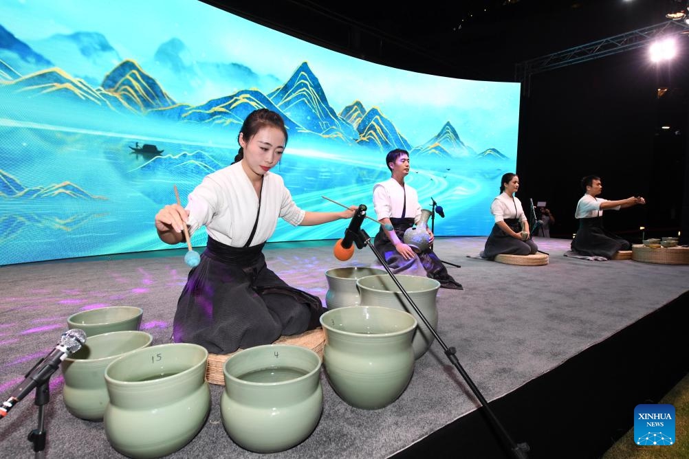 Actors perform at the Chinese Embassy in Tehran, capital of Iran, Sept. 11, 2023(Photo: Xinhua)