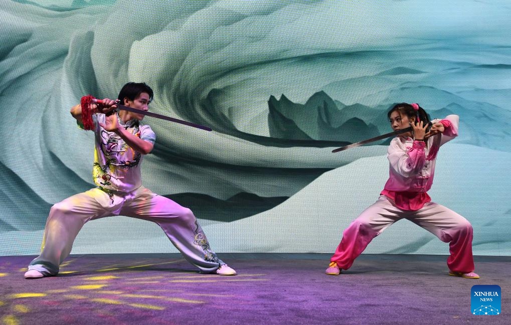 Actors perform at the Chinese Embassy in Tehran, capital of Iran, Sept. 11, 2023.(Photo: Xinhua)