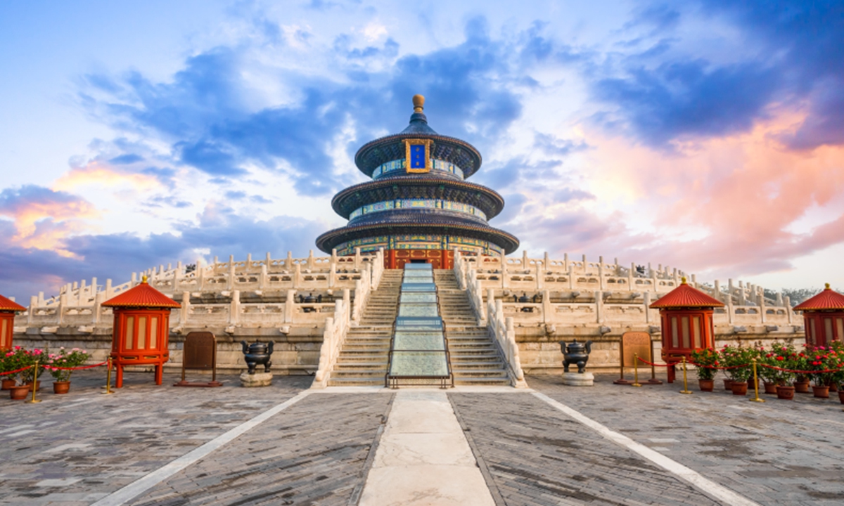 Tiantan, ένα μνημείο παγκόσμιας κληρονομιάς της UNESCO που χτίστηκε στο Πεκίνο το 1420 Φωτογραφία: VCG