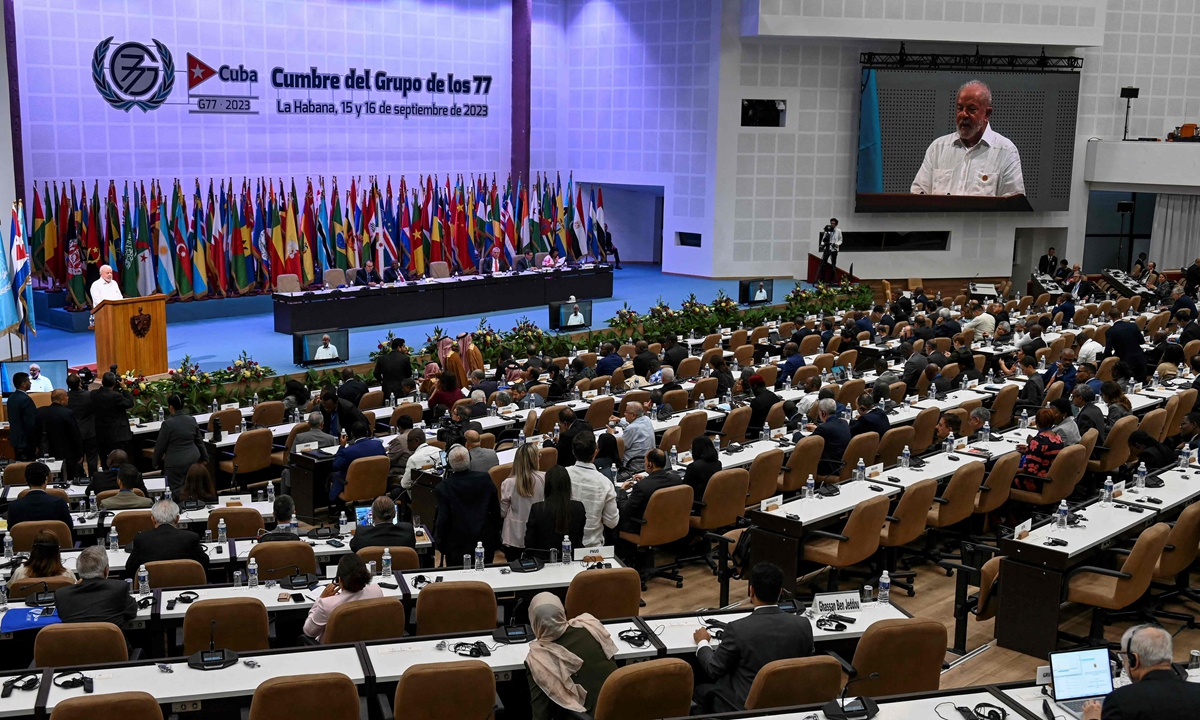 The two-day Summit of the Group of 77 (G77) and China concluded in Havana, Cuba, on September 16, 2023 local time, with a call for more participation and say of the Global South in the global governance system. The event was attended by delegations from more than 100 countries, including over 30 heads of state and government. The Summit adopted the Havana Declaration on 