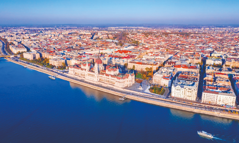 An aerial view of Budapest, Hungary File photo: VCG