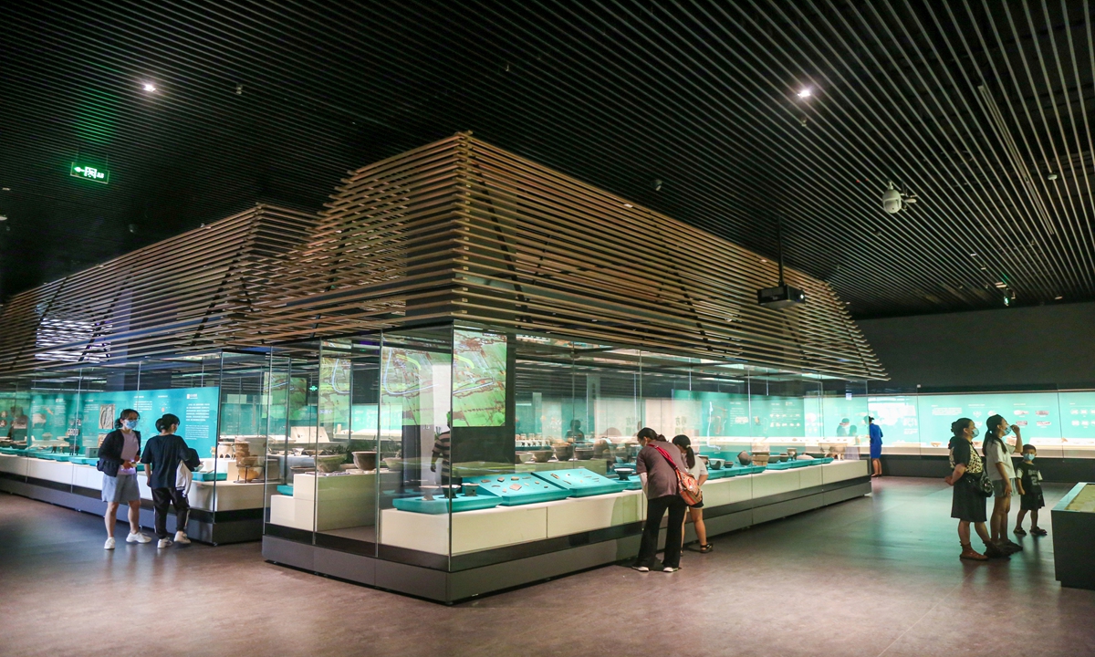 The Zhengzhou Shang Dynasty Relics Museum opens to the public on July 26, 2022. Photo: IC