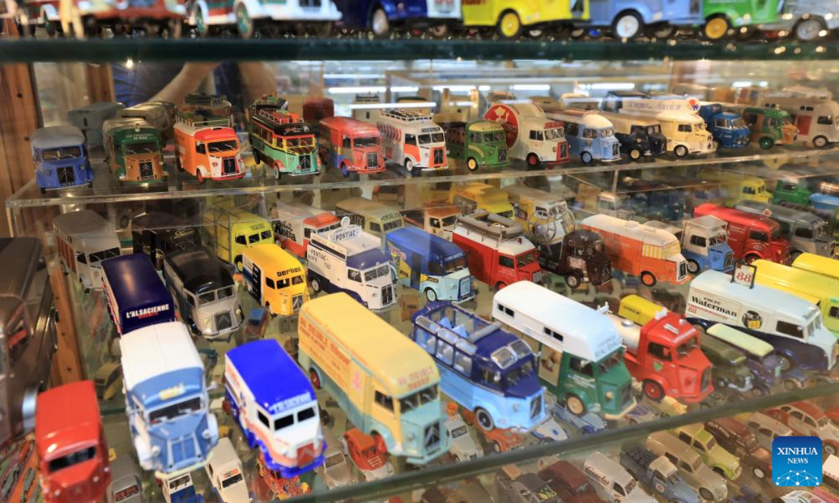 This photo taken on Oct 3, 2023 shows model cars displayed at the Billy Karam Museum in Zouk Mosbeh, Lebanon. Extending over 1,500 square meters with two floors, Billy Karam Museum displays thousands of mini sports and classic cars. Photo:Xinhua