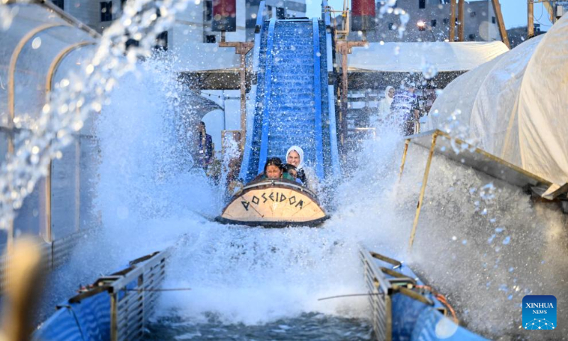 People enjoy their time at the