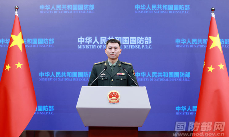 Zhang Xiaogang, spokesperson for the Ministry of National Defense Photo: mod.gov.cn