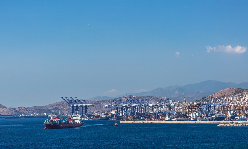 A view of the Piraeus Port in Greece Photo: VCG