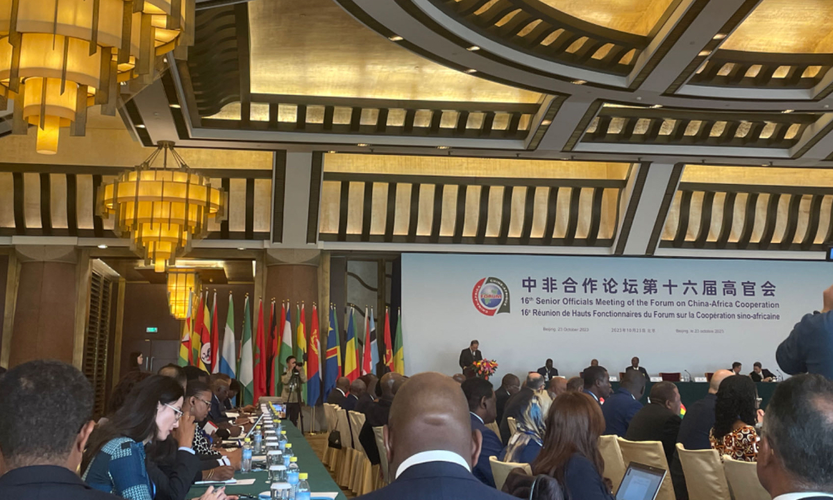 The 16th Senior Officials Meeting of the Forum on China-Africa Cooperation Photo: Liu Yang/GT