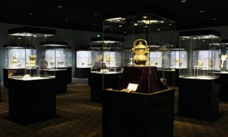 Exhibition of ancient Chinese bronze art at the Poly Art Museum in Beijing Photo: Qian Jiayin/GT
