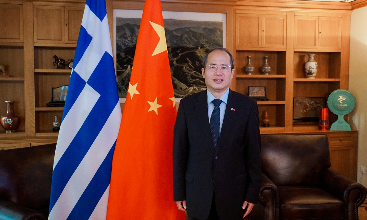 Chinese Ambassador to Greece Xiao Junzheng Photo: Courtesy of the Chinese Embassy in Greece