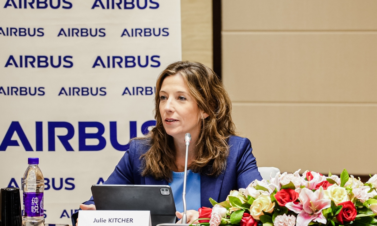 Julie-Kitcher, Executive Vice President of Airbus Photo: Courtesy of Airbus