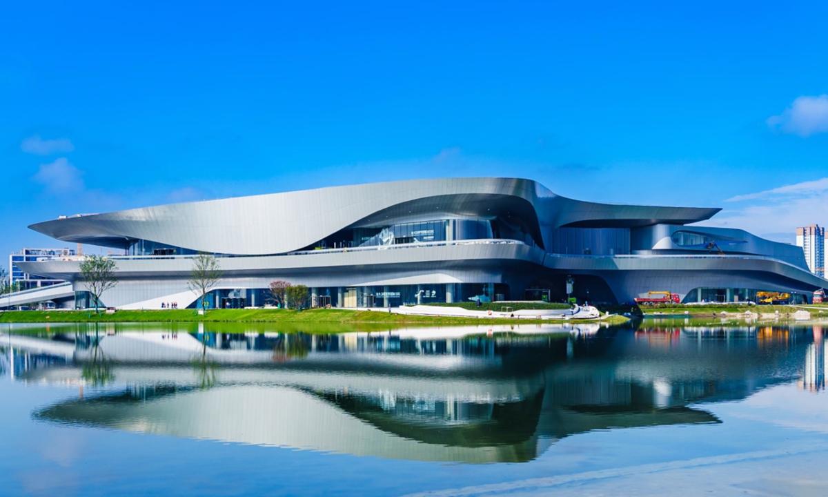 The Chengdu Science Fiction Museum, the main venue for the 81st World Science Fiction Convention Photo: Courtesy of organizers