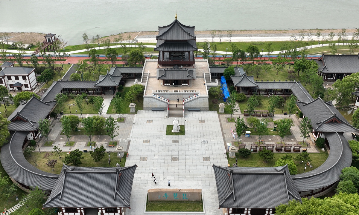 The Pipa Pavilion in the Jiujiang section of the Yangtze River National Cultural Park Photo: VCG