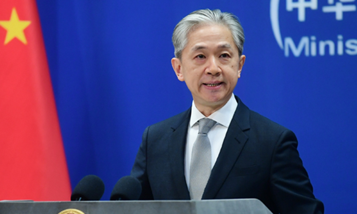 Le porte-parole du ministère chinois des Affaires étrangères, Wang Wenbin Photo : mfa.gov.cn