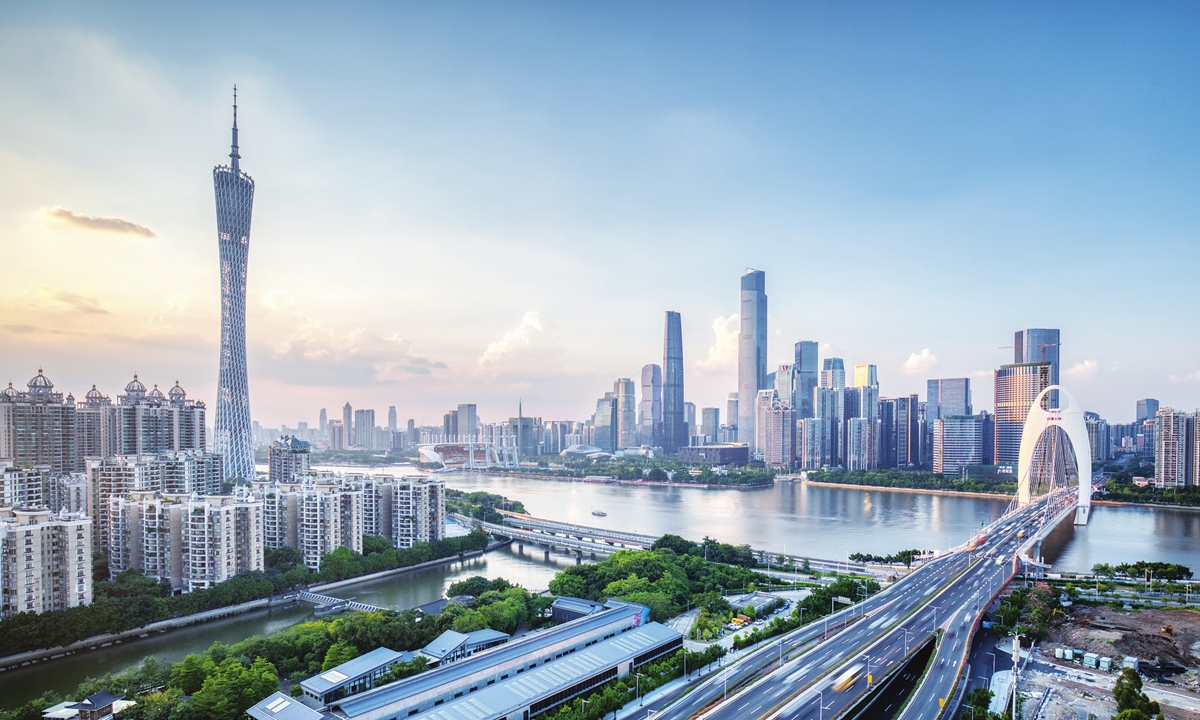 A view of Guangzhou, South China's Guangdong Province Photo: VCG