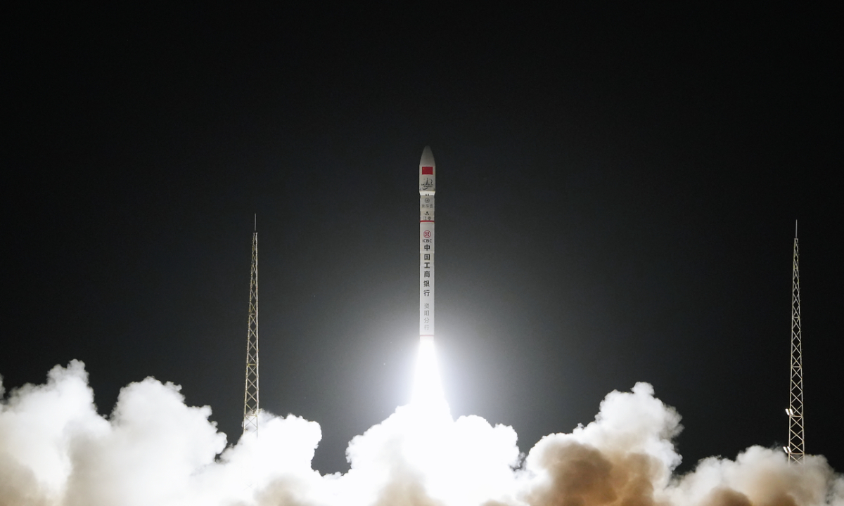 Galactic Energy's CERES-1 Y9 carrier rocket at Jiuquan Satellite Launch Center in Northwest China's Gansu Province on November 5, 2023 Photo: Wang Heng