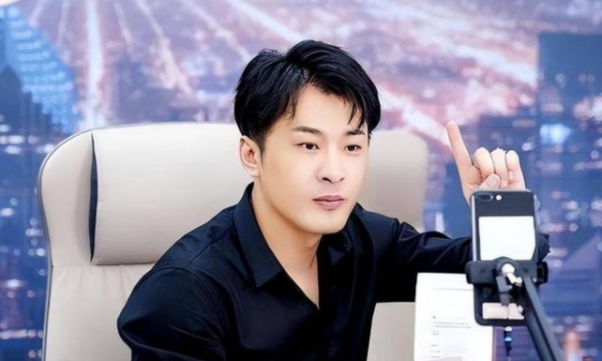 Xinba, a popular livestreamer with more than 100 million followers on various social platforms, was banned by Douyin, the Chinese version of TikTok, on Thursday for violating the self-discipline agreement of the platform. Xinba has 4.15 million followers and received 16.191 million likes on Douyin. At present, it is no longer possible to search the relevant information on his account on Douyin. Photo: Sina Weibo