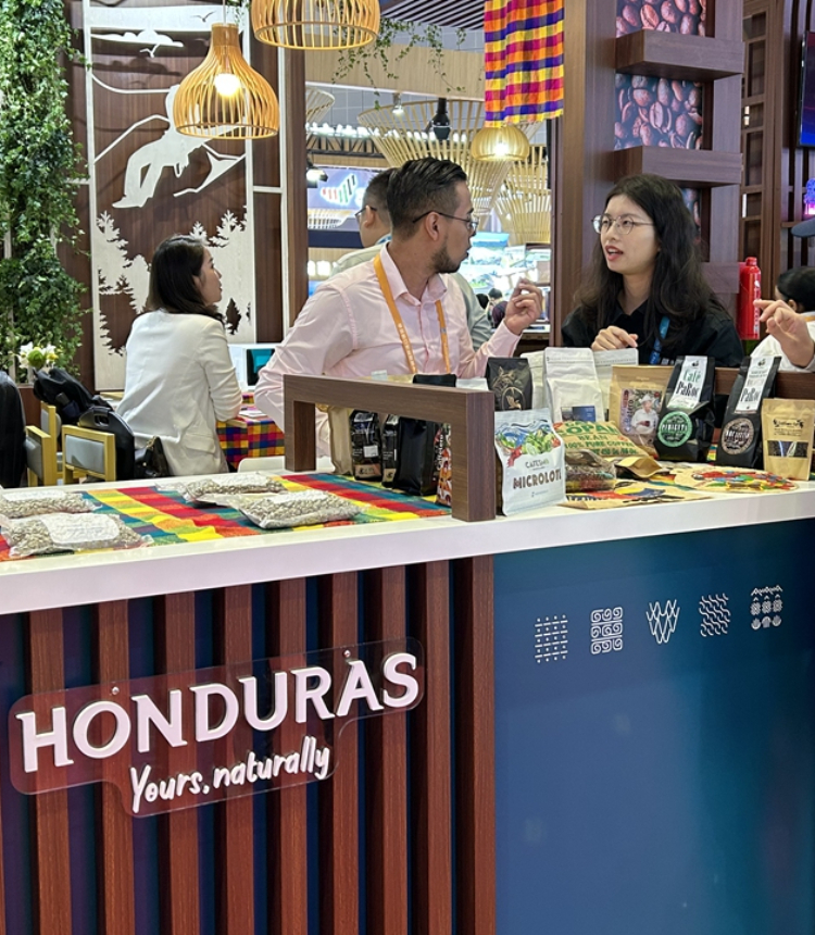 The booth of national pavillion of Honduras at CIIE Photo: Qi Xijia/GT