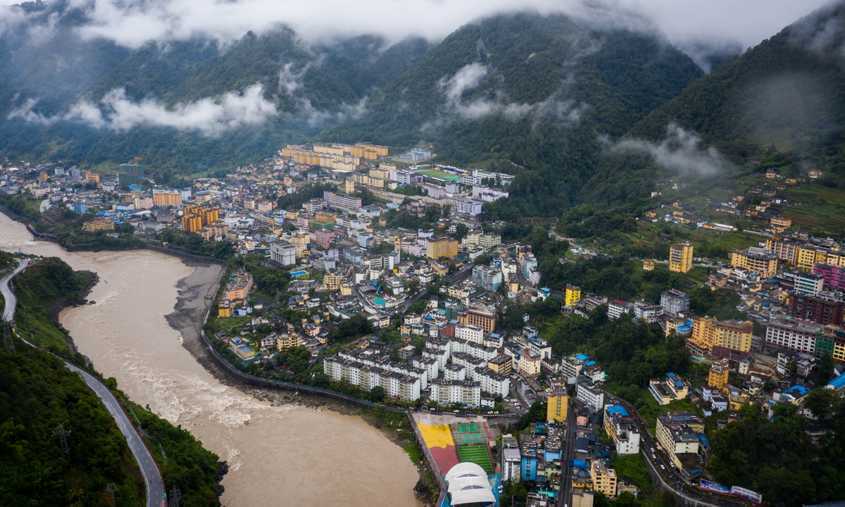A view of Dulongjiang  township, Southwest China's Yunnan Province. Photo: IC