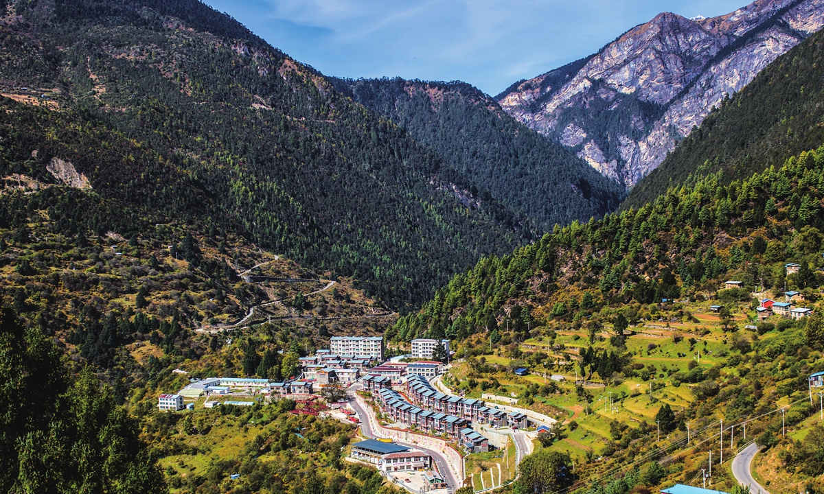 A border village in Cona, Southwest China's Xizang Autonomous Region Photo: 