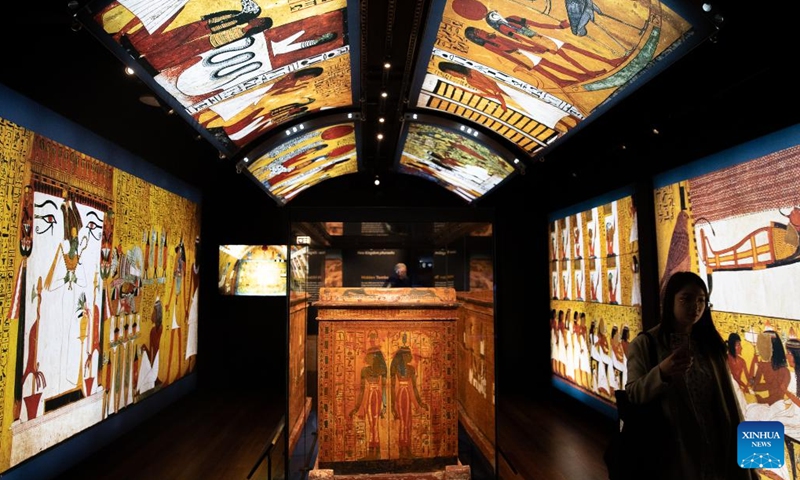 3,000-year-old golden treasures of Pharaoh Ramses II glisten at