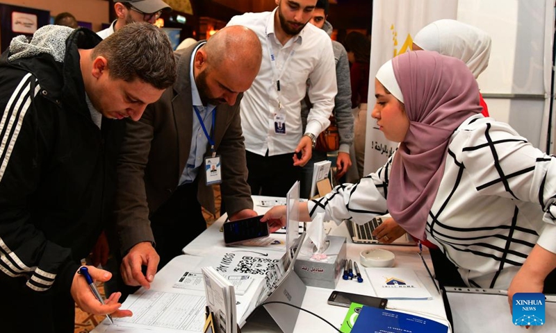 Exhibition for companies offering job opportunities held in Damascus ...