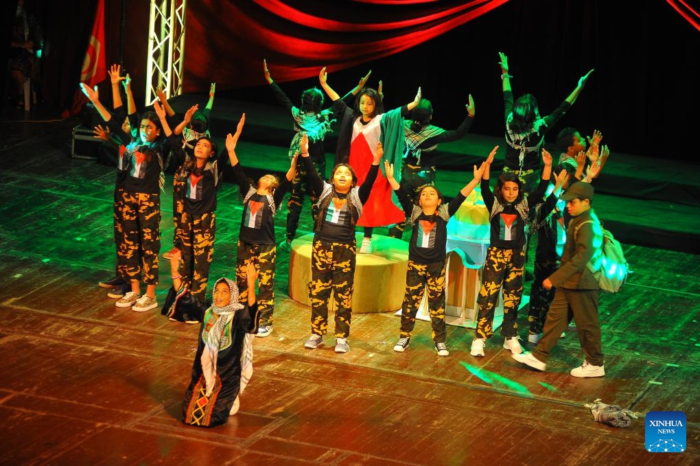 Performances held in Tunisia to support Palestinian children - Global Times
