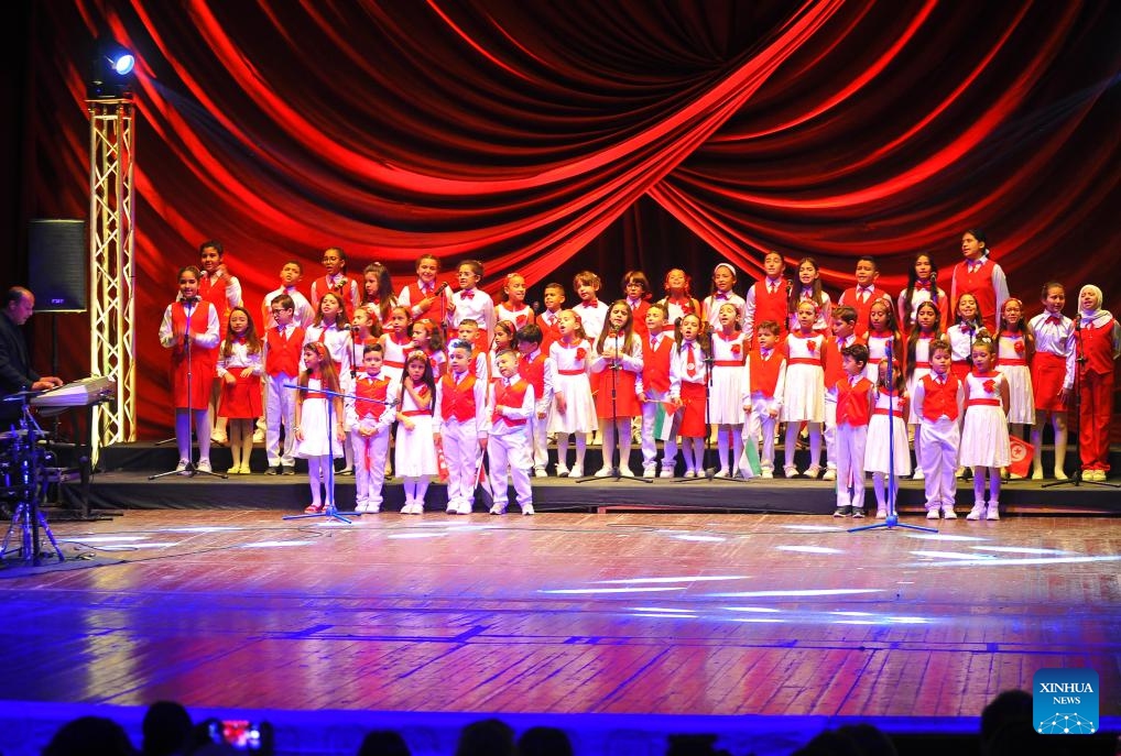 Performances held in Tunisia to support Palestinian children - Global Times