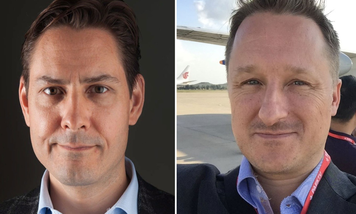 Photo: Former Canadian diplomat Michael Kovrig and Michael Spavor (right)