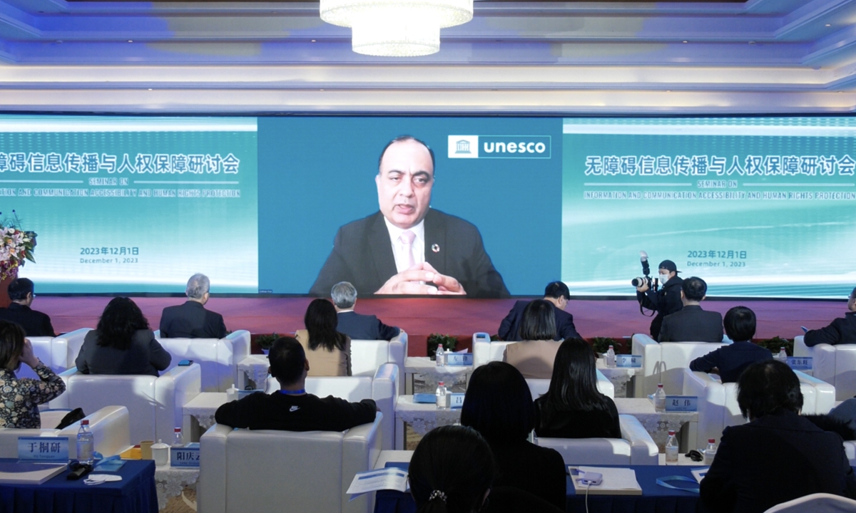 Prof. Shahbaz Khan, director of UNESCO Regional Office for East Asia Photo: Courtesy of Communication University of China